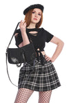 Earthwoem Chain Blk Handbag