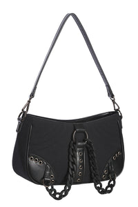 Earthwoem Chain Blk Handbag