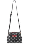 Black Poppy Polkadot Handbag