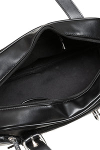 Grommet and Peircing Purse Blk