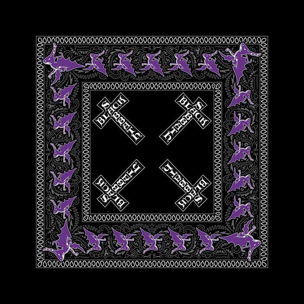 Black Sabbath Cross Logo Bandana