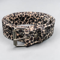 1 3/4" Fuzzy Brown Leo Belt