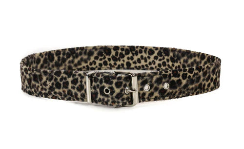 1 3/4" Fuzzy Brown Leo Belt