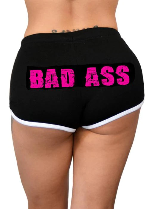 Bad Ass Shorts Blk/Pink