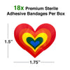 Bandages-Rainbow Heart Bandage