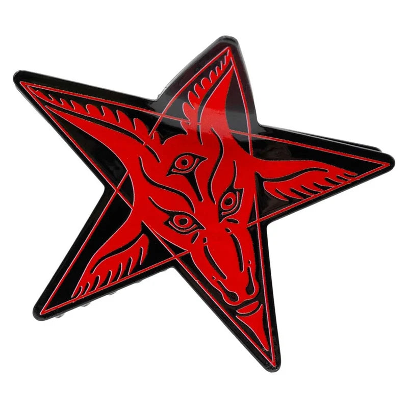 Baphomet Star Claw Clip