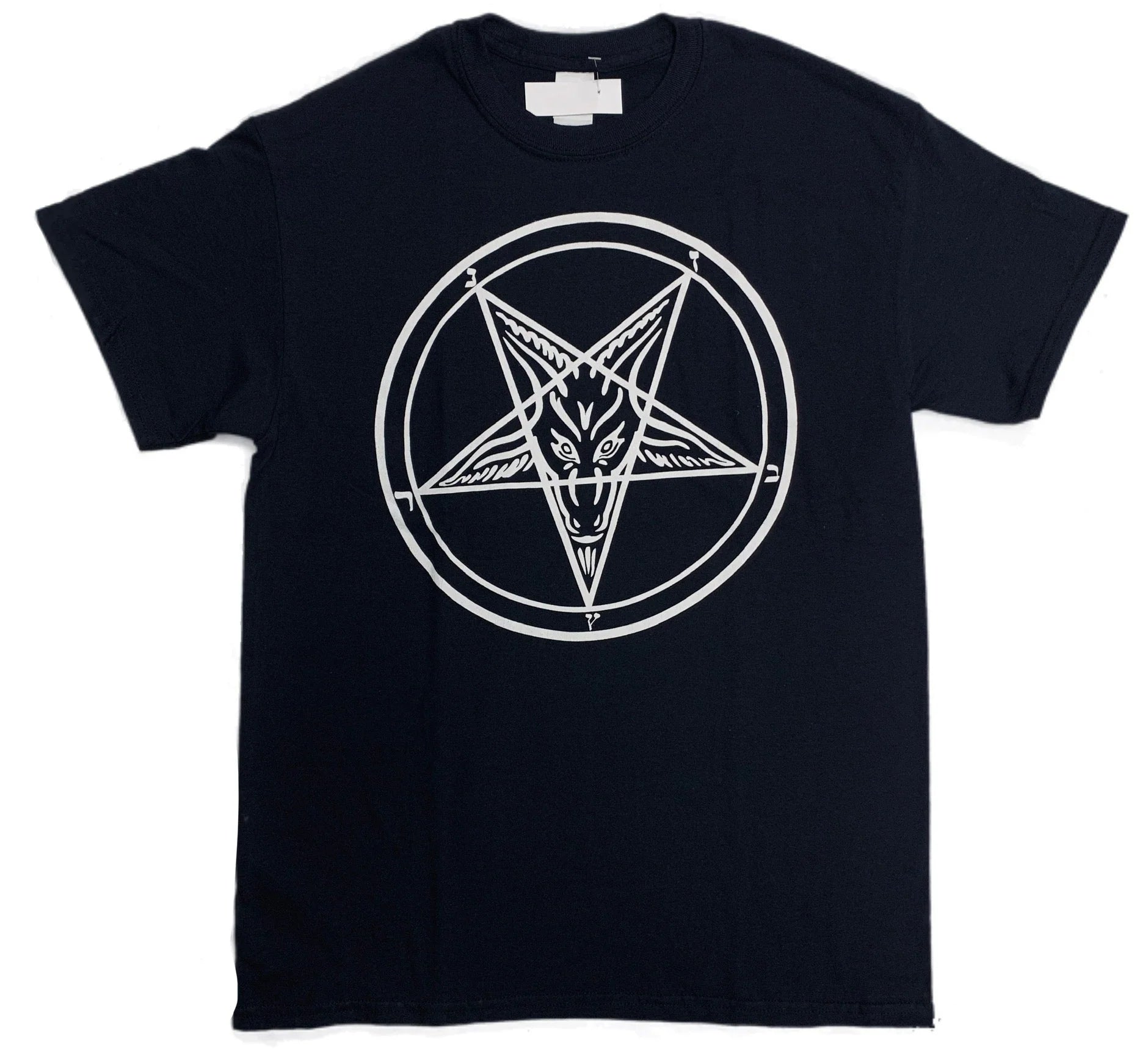 Baphomet White on Black