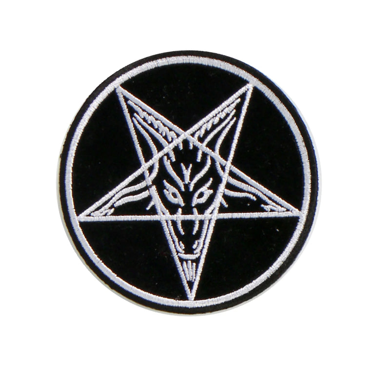 Baphomet wht on black