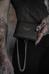 Bat Emboss BiFold W/ Chain