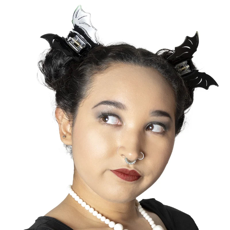 Bat Hair Claw Clip-BLACK