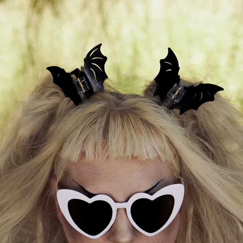 Bat Hair Claw Clip-BLACK