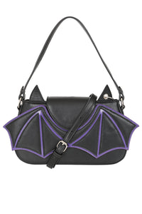 Batwing Charm Blk/Ppl