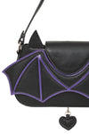 Batwing Charm Blk/Ppl
