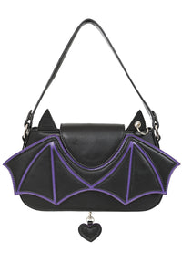 Batwing Charm Blk/Ppl
