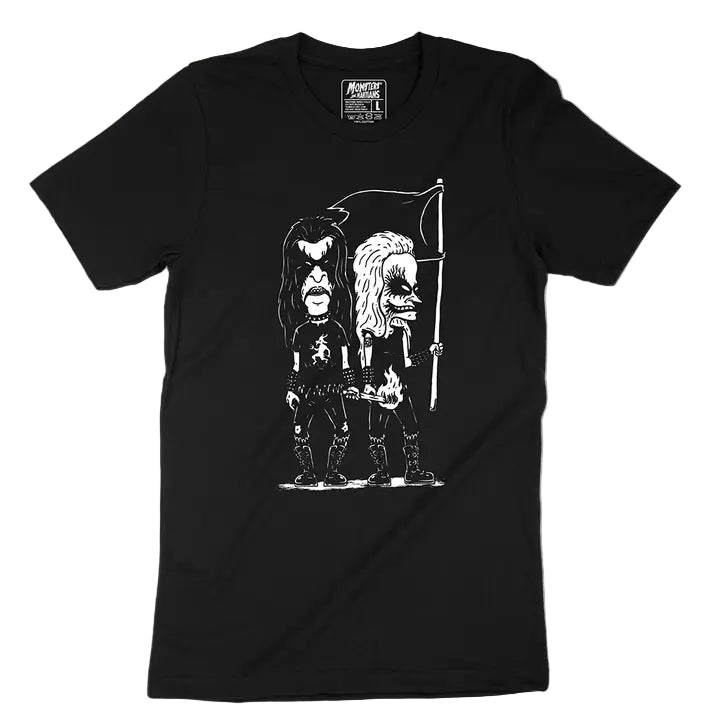 Beavis and Butthead Black Metal T-shirt