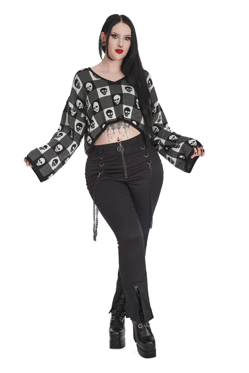 Belladonna Knit Sweater B/W