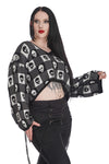 Belladonna Knit Sweater B/W