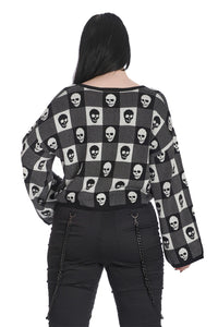 Belladonna Knit Sweater B/W