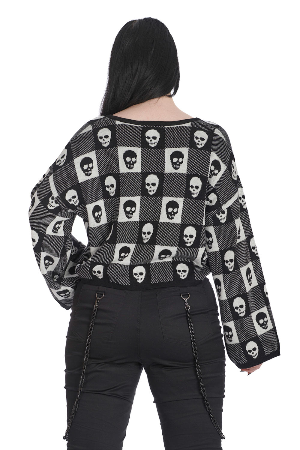 Belladonna Knit Sweater B/W