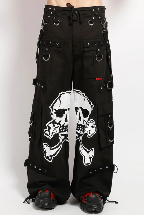 Big Skull Pant Blk/Wht Skull