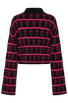 Black/Pink Celda Sweater