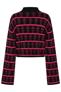 Black/Pink Celda Sweater