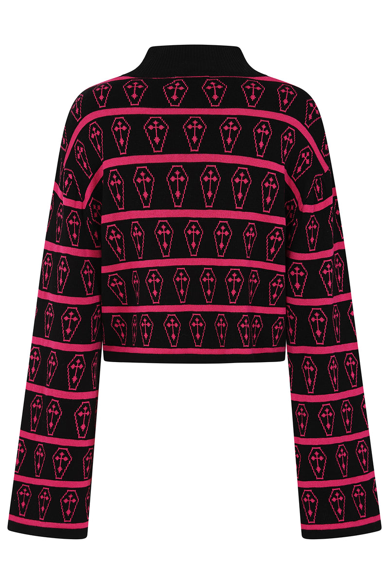 Black/Pink Celda Sweater