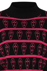 Black/Pink Celda Sweater