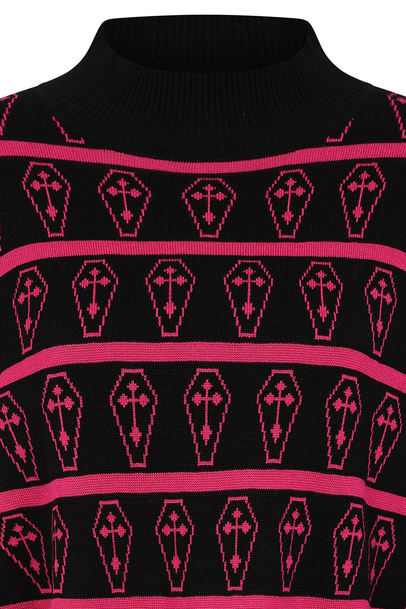 Black/Pink Celda Sweater