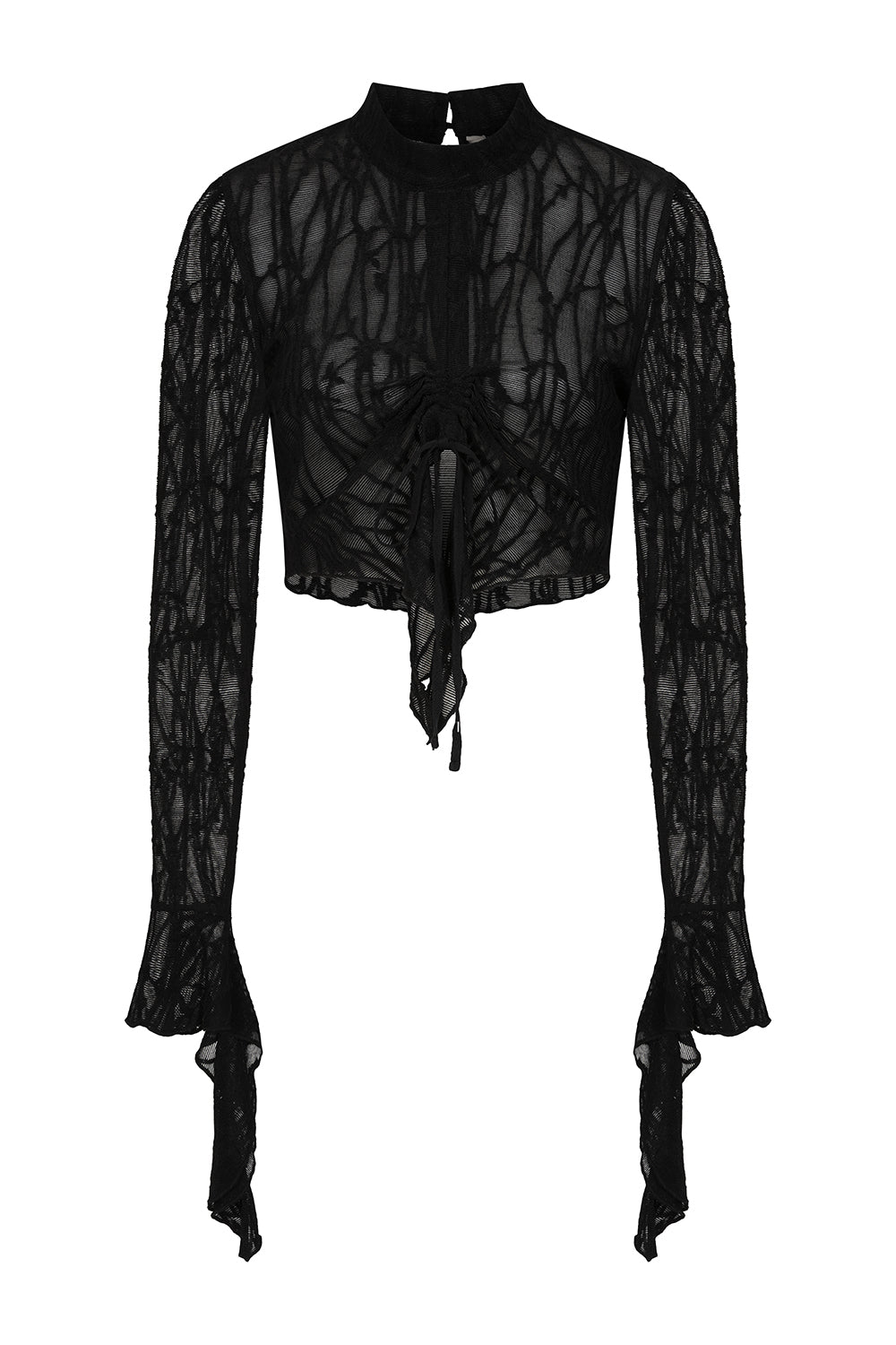 Black Abyssia Top Long Sleeve