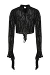 Black Abyssia Top Long Sleeve