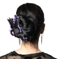 Black Cat Claw Clip