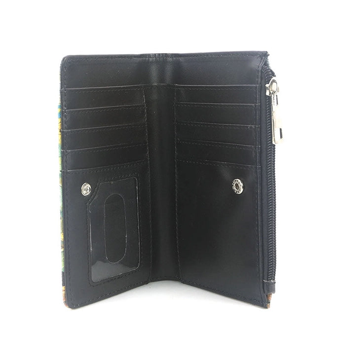 Black Cat Sunflower Wallet