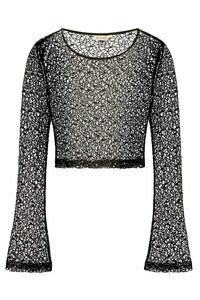 Black Celandine Top
