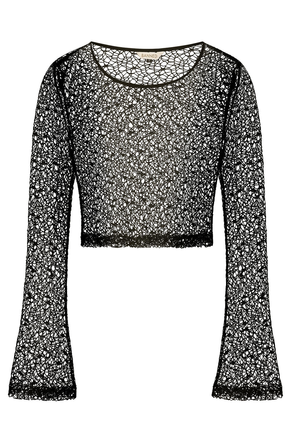 Black Celandine Top