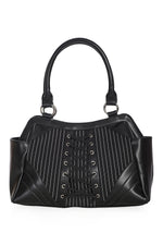 Black Core Pinstripe Tote