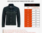 Black Denim Jacket-Men's