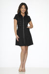 Black Gothic Swing Mini Dress