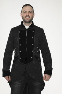 Black Men's Pirate Coat