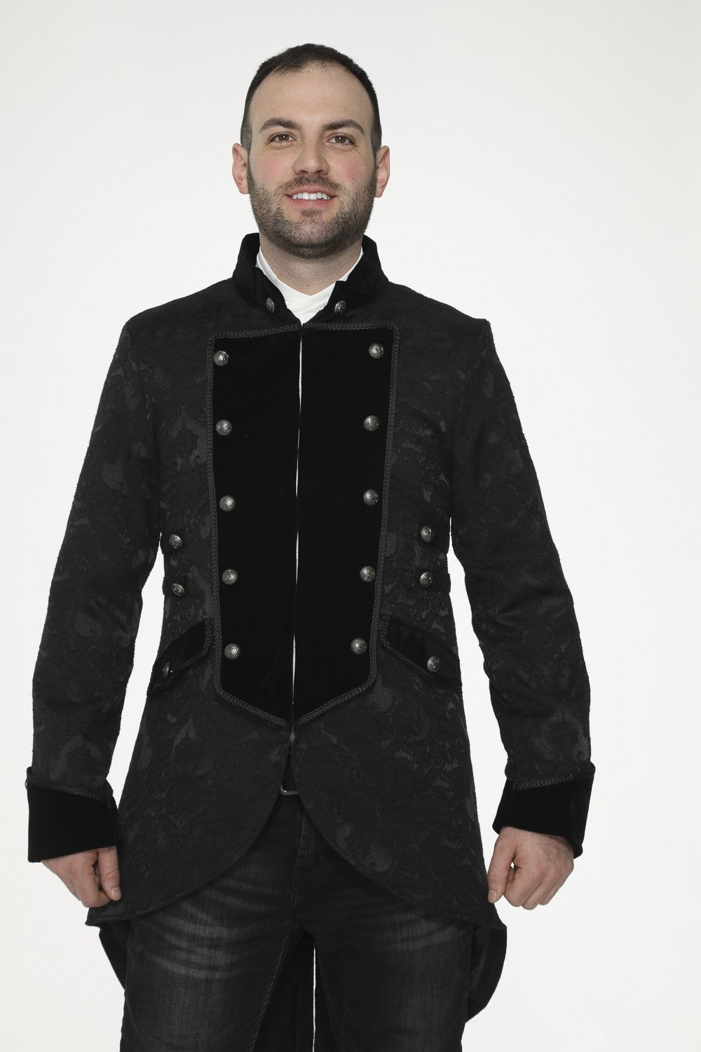 Black Men's Pirate Coat