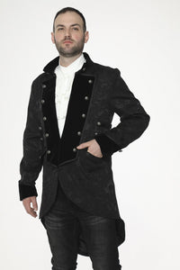 Black Men's Pirate Coat