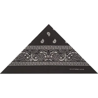 Black Paisley Square 21"