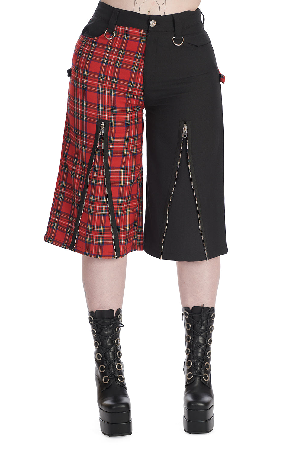 Black/Red Taffy Half & Half Tro