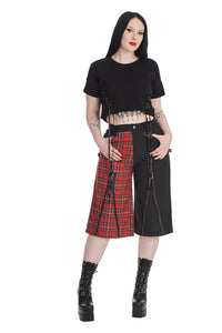 Black/Red Taffy Half & Half Tro