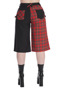 Black/Red Taffy Half & Half Tro