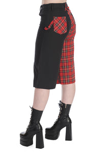 Black/Red Taffy Half & Half Tro