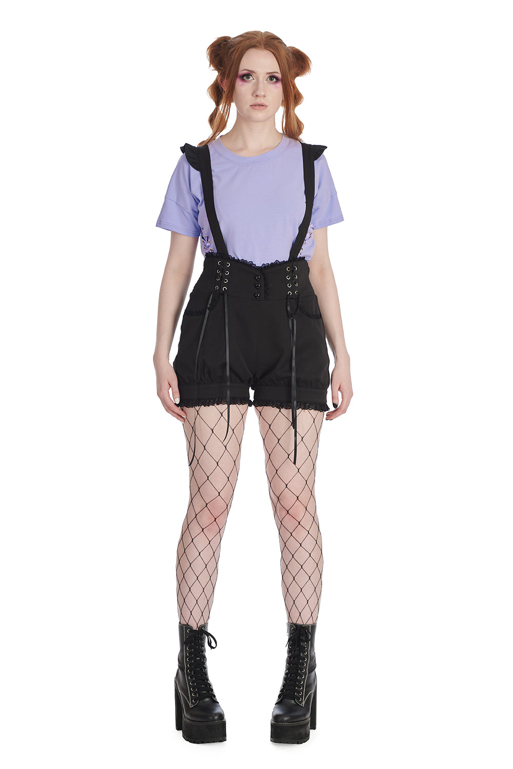 Black Setsuko Shorts w/strap