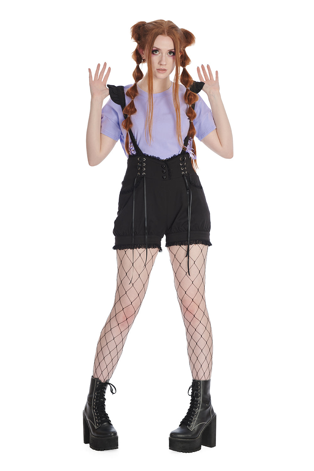 Black Setsuko Shorts w/strap