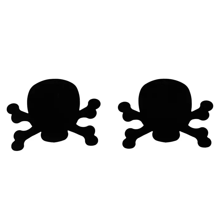 Black Skull Shape Pasties