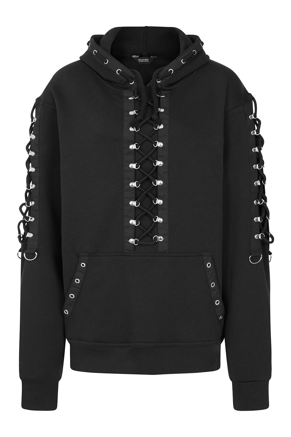 Black Spirelock Hoodie